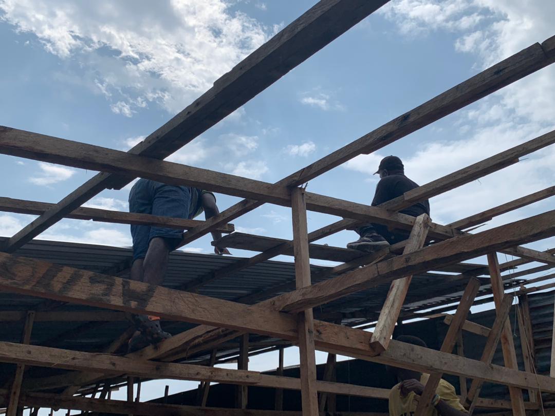 Construction de l'église